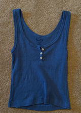 Brandy Melville Tank Top Blue Photo 0