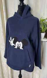 Mickey Inc by Disney Mickey Unlimited Vintage Mickey Mouse Disney Fleece Pullover Sweatshirt Hoodie  Photo 0