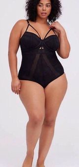 Torrid Black Studded Bodysuit Photo 0