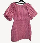 ASOS Trendoyl  Red White Gingham Preepy Dress Size Large Photo 0