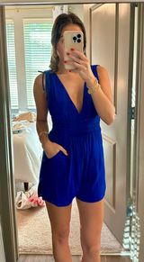 Cobalt Blue Romper Photo 0