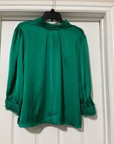 ZARA NWT emerald color top Photo 0