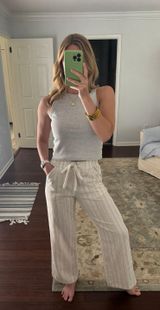 Linen Pants Wide Leg Photo 0