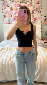 John Galt navy blue tank top Photo 0