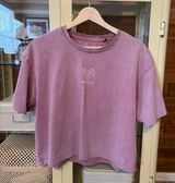 Sport Washed Pink Baby Tee Photo 0