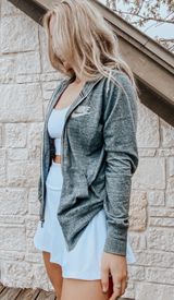 Nike Gray Zip Jacket Photo 0