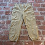 CAbi Tan Khaki Galaxy Cargo button fly size Large pants with pockets Photo 0
