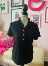 Tory Burch Black Knit Top Photo 0
