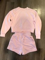 Lululemon Softstreme shorts and sweatshirt set  Photo 0