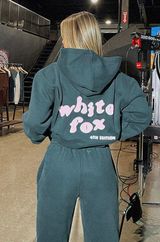 White Fox Boutique Sweatsuit Set Green Photo 0