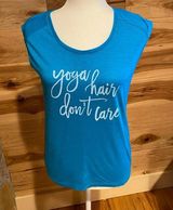 Gaiam‎ “Yoga Hair Don’t Care” tee shirt size XS Photo 0