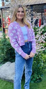 ZARA Purple cardigan Photo 0