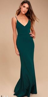 Lulus Infinite Glory Forest Green Maxi Dress Photo 0