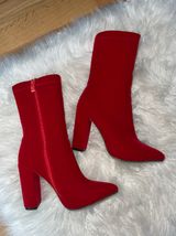 SheIn Sheln Red Booties Photo 0
