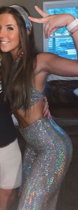 Disco Two Piece Set Silver Photo 0