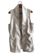 Vineyard Vines Ivory Open Front Ling Fleece Vest Medium Photo 0
