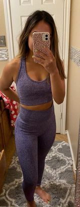 Purple Workout Set Size M Photo 0