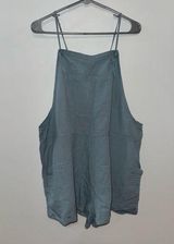 Pre-Owned XL Aeropostale Blue Romper Photo 0
