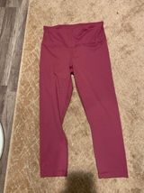 90 Degrees by Reflex Pink Leggings Size M Photo 0