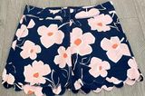 Isaac Mizrahi  Floral Pink Flowers Shorts Photo 0