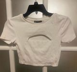 ZARA white crop top Photo 0