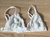 Brandy Melville White Lace Bralette Photo 0