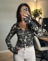 Floral Long Sleeve Top Photo 0