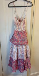 Ultramarine Summer Paisley Dress Photo 0