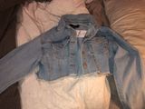 Forever 21 Crop Denim Jacket Photo 0
