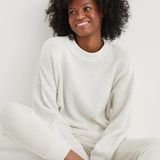 Aerie Oversized Waffle Knit Sweater Photo 0
