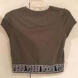 Green Tight Crop Top Size M Photo 0