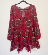 Entro Boho Print Long Sleeve Tunic Photo 0