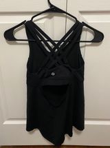 Lululemon Black Tank Top W Sports Bra Photo 0
