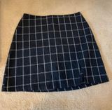 PacSun L.A. Hearts Black Plaid Mini Skirt Photo 0