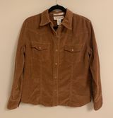 Jones Wear Brown Corduroy Shirt Photo 0