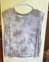 JoyLab Neutral Tie Dye Athletic Tank Photo 0