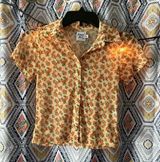 floral button up Photo 0