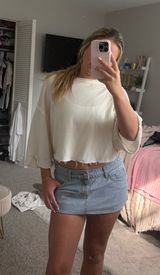 Free People Cropped Sweater Photo 0