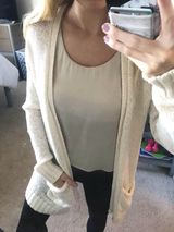 Knit Cardigan White Photo 0