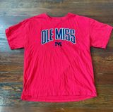 Vintage Y2K Ole Miss Rebels T Shirt Embroidered Photo 0
