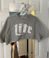 Miller Lite Cropped Tee Size L Photo 0
