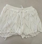 Swimsuit Cover-Up Shein White Crochet Photo 0