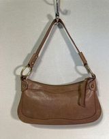 KENNETH COLE NY TAN GENUINE LEATHER SHOULDER BAG HOBO HANDBAG PURSE Photo 0