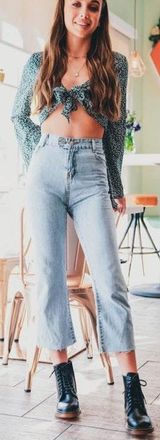 Romwe emma chamberlain x jeans Photo 0