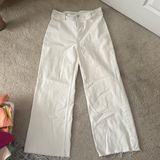 Mango white jeans wide leg high waisted Photo 0