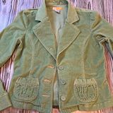 Tulle Anthropologie Sage Green Corduroy Like Blazer. Size XL Photo 0