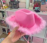 Pink Cowgirl Amazon Hat Photo 0