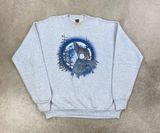 Vintage 90s Wolf Nature Crewneck Size XL Photo 0