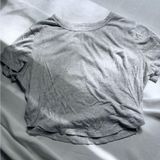 Gray Women's All in Motion Crop Top Photo 0