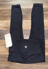 Lululemon Align Ribbed High Rise 25” Black Size 4 NWT Photo 0